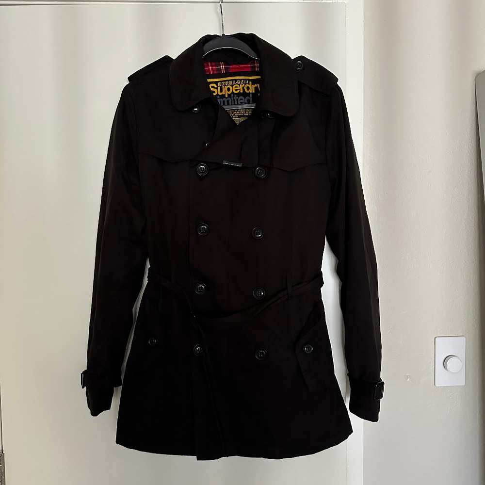 Superdry Trench Coat size S